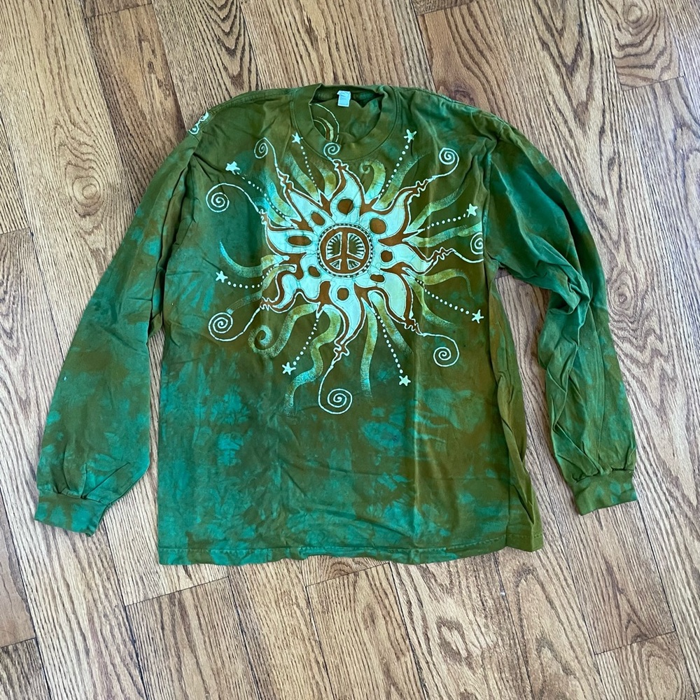 Batikwalla Batik Long-sleeve pocket t-shirt